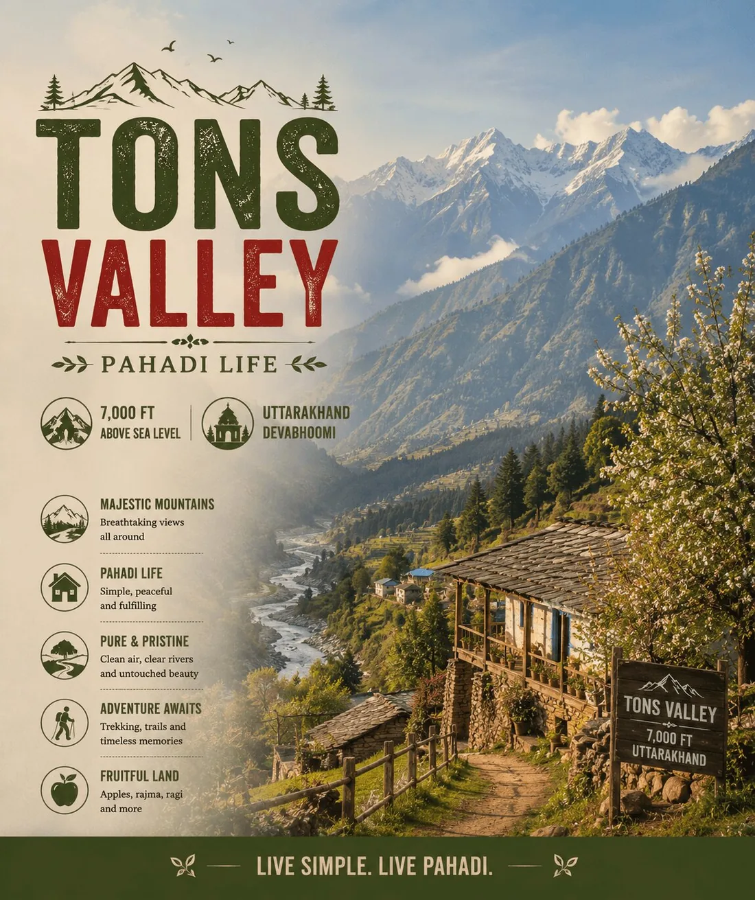 Tons Valley mountains